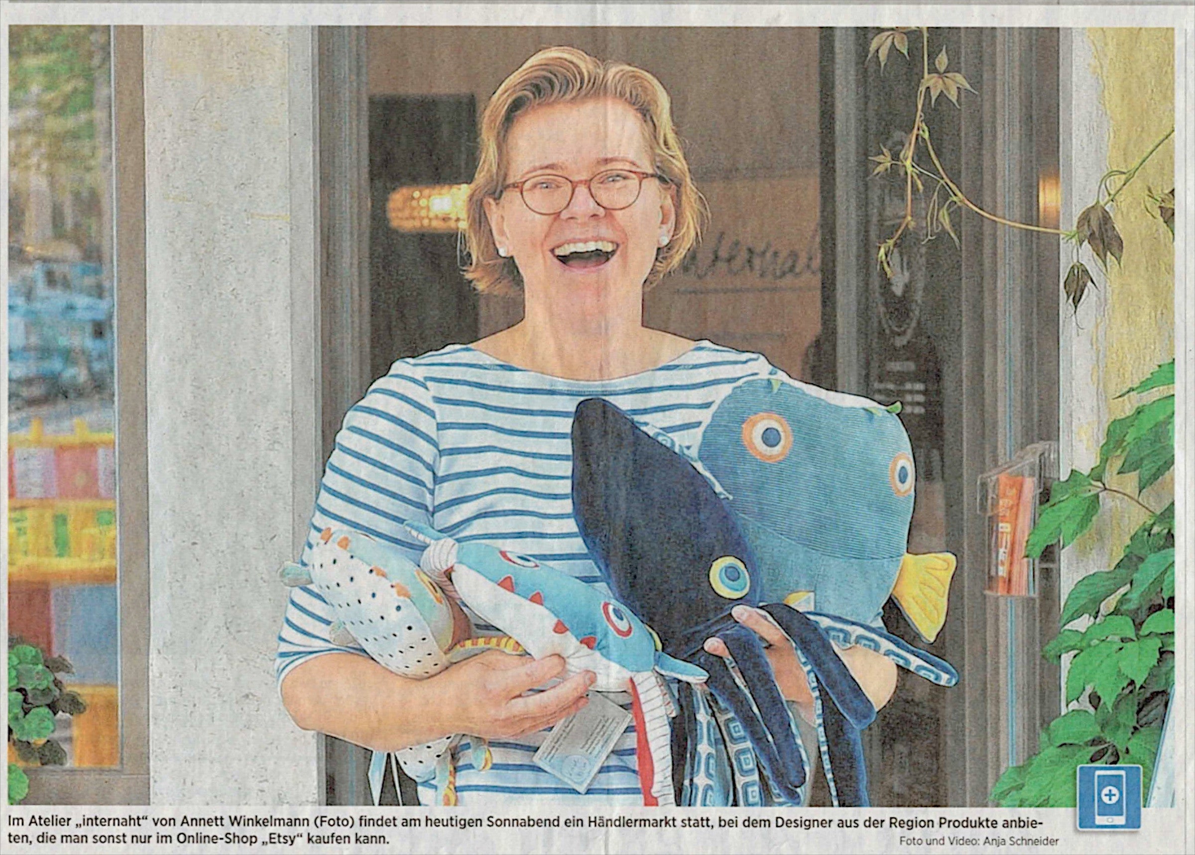 Zum "Etsy - Zuhause in Deiner Stadt" Pop-Up-Shop im internaht hat uns die Sächsische Zeitung besucht!