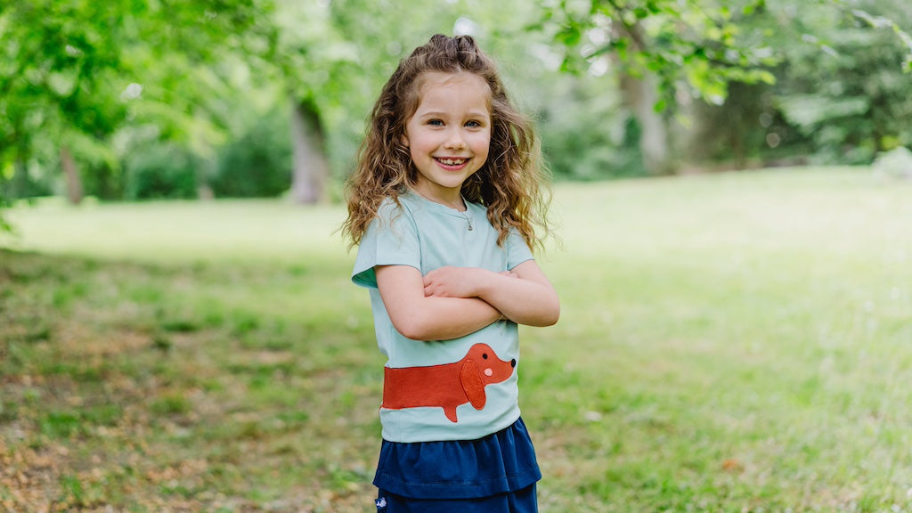 Kinder T Shirts für Mädchen aus Bio Baumwolle von internaht in Dresden
