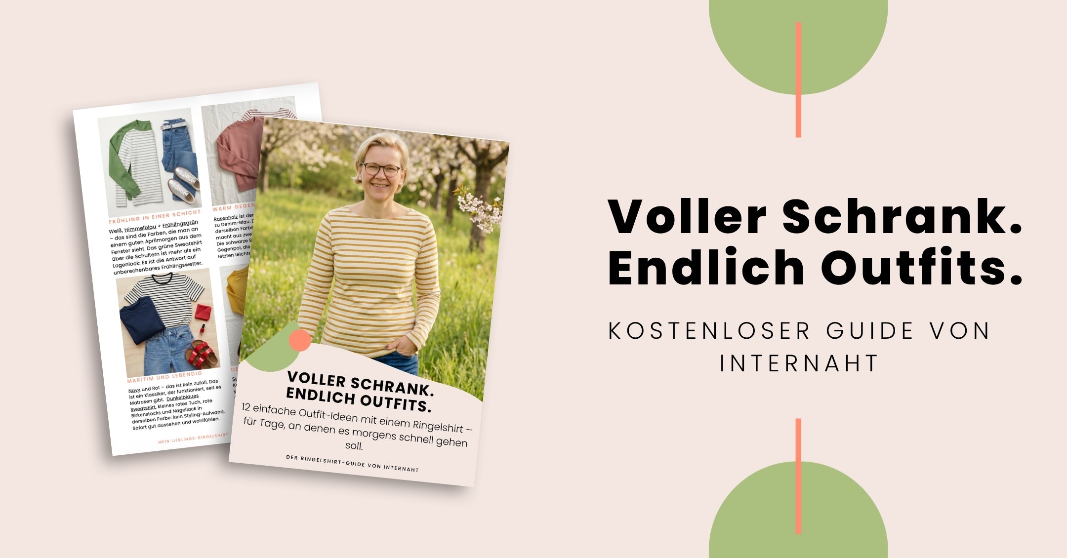 Voller Schrank. Endlich Outfits. Kostenlose Guide für Frauen, die weniger suchen und besser kombinieren möchten.