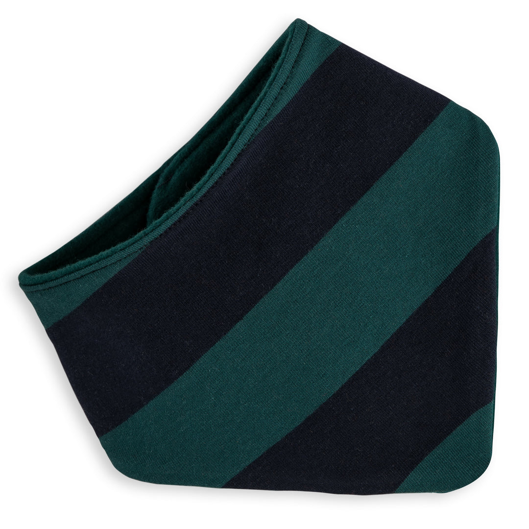 Baby Halstuch gestreift smaragd aus 100% Bio Baumwolle von internaht#color_smaragd
