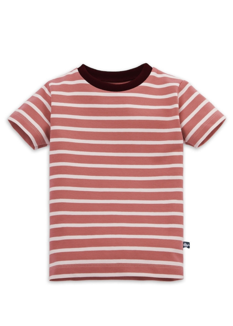 Hochwertiges Kinder T-Shirt Bio Baumwolle Rosenholz-Ecru – weich, mitwachsend & langlebig von internaht