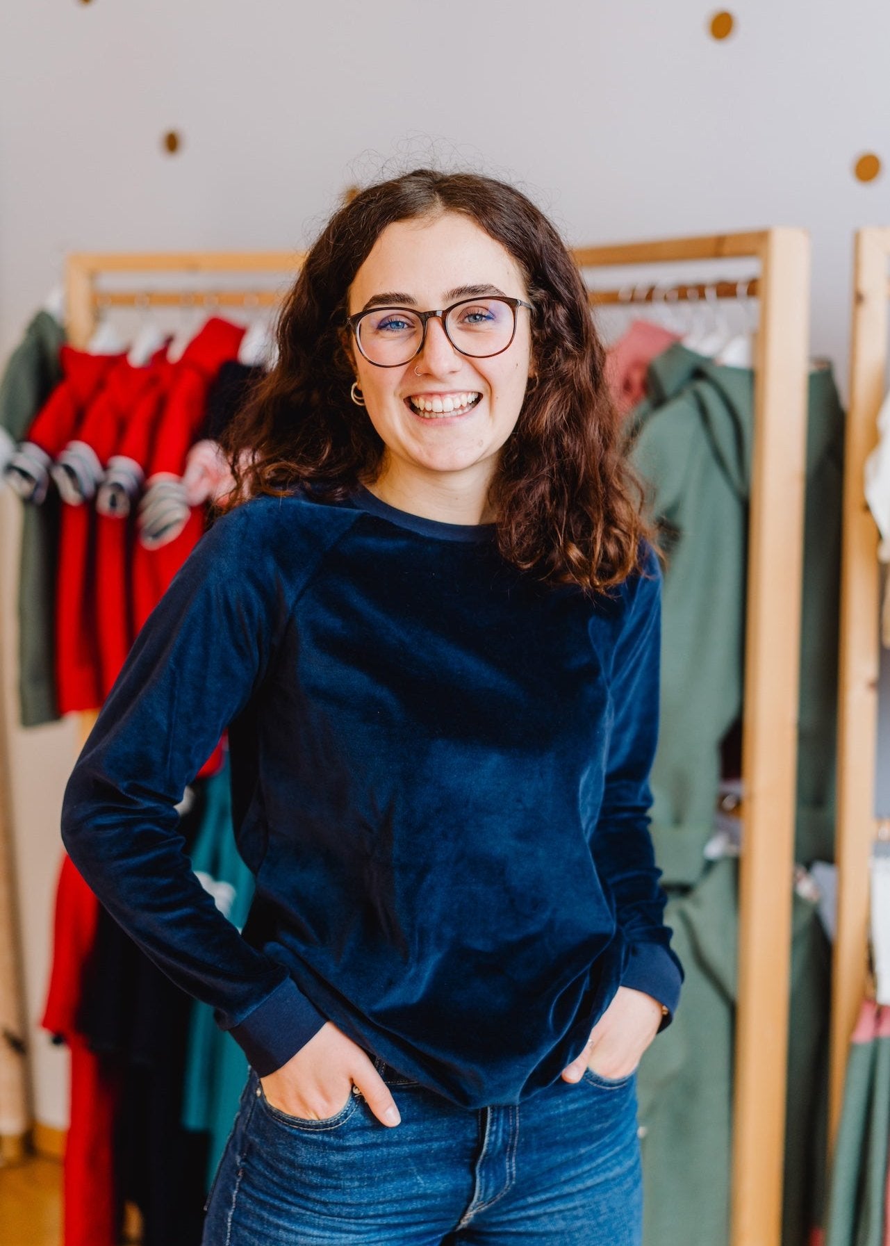 Bio Baumwolle Damen Pullover Wolle Nicki Pullover Für Damen