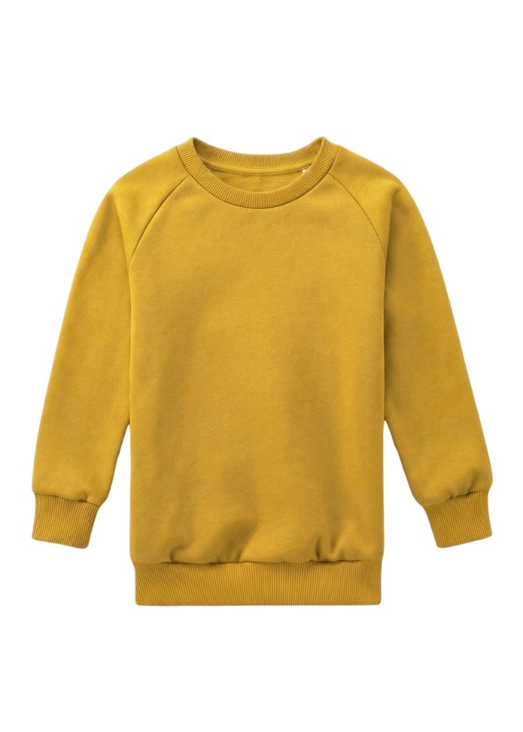 Pullover 100% Baumwolle Damen in Senfgelb aus Bio Baumwolle - fair genäht im Dresdner Atelier von internaht