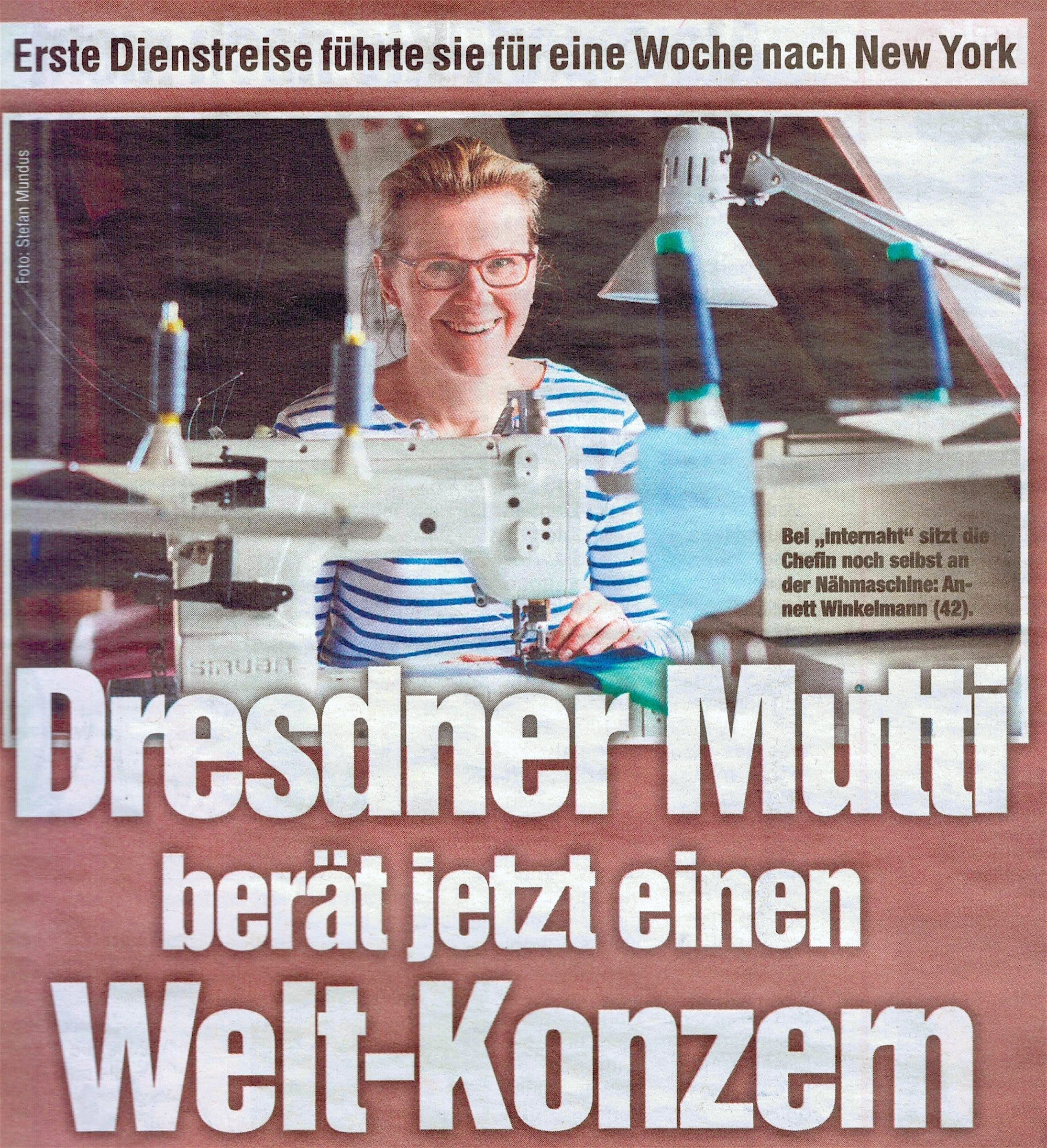 März 2016 - "Dresdner Mutti berät Welt-Konzern" - die Dresdner Morgenpost über unsere Arbeit im Etsy Seller Advisory Board.
