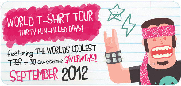 World T-Shirt Tour 2012 mit kidindependent