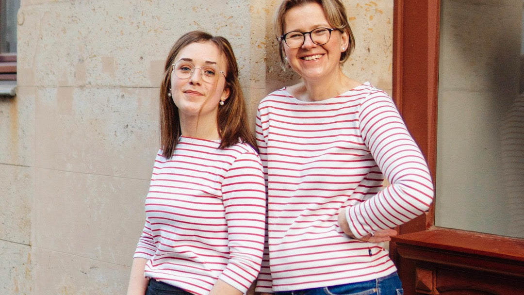Gestreifte Kleider und Ringelshirts für Damen