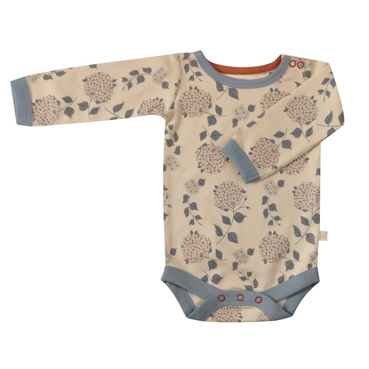 Baby Body aus Bio Baumwolle Langarm im Design Winter Floral aus 100% Bio Baumwolle von pigeon organics