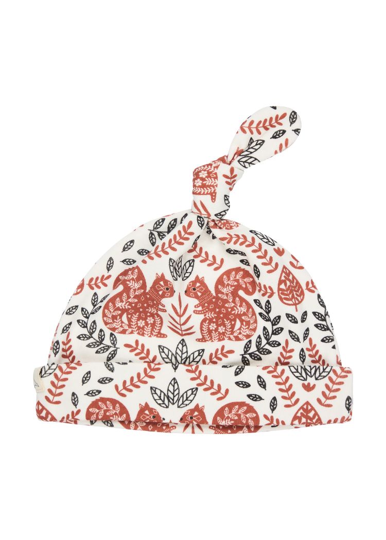 Baby Mütze aus 100% Bio Baumwolle Squirrel von pigeon organics