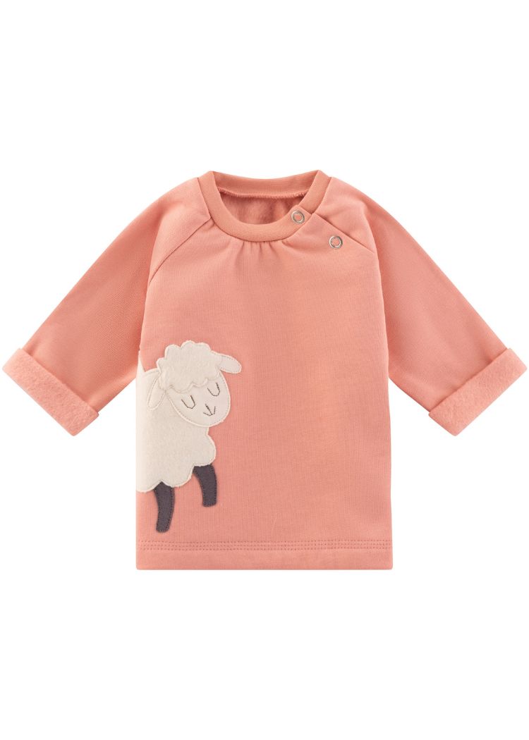 Baby Pullover aus 100% Bio Baumwolle mit Schaf-Motiv von internaht