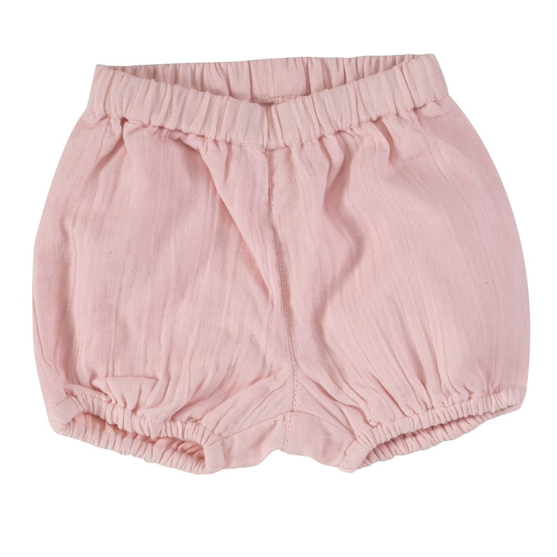 Baby Pumphose Musselin aus 100% Bio Baumwolle Rosa von Pigeon
