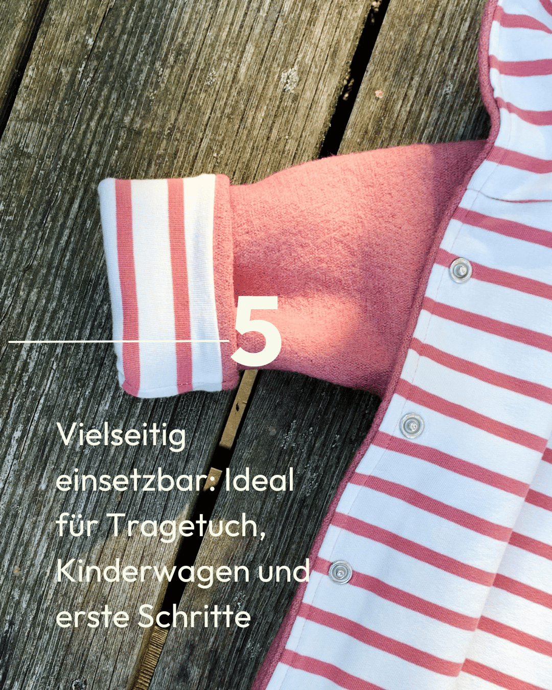 Baby Walkoverall für Mädchen in Rose von internaht ideal für Stoffwindeln
