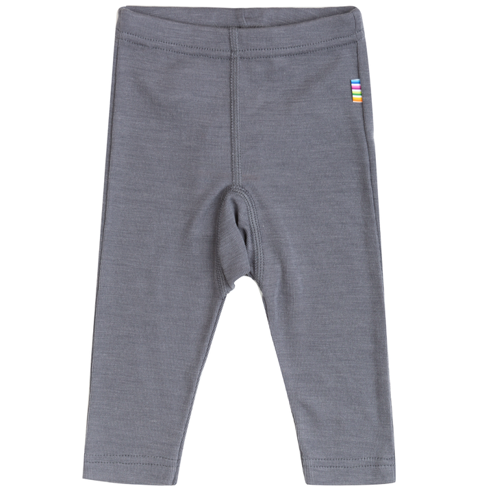 Baby Leggings aus Wolle/Seide in Grau von joha
