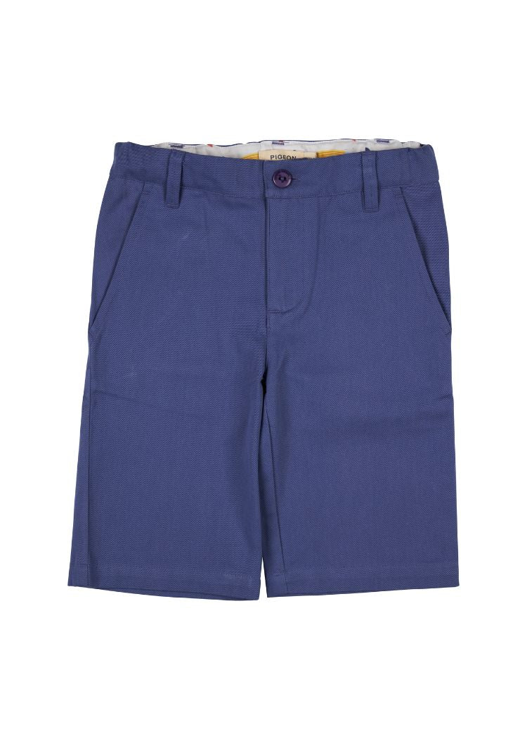 Chino Shorts für Kinder in Blau aus 100% Bio Baumwolle von Pigeon Organics