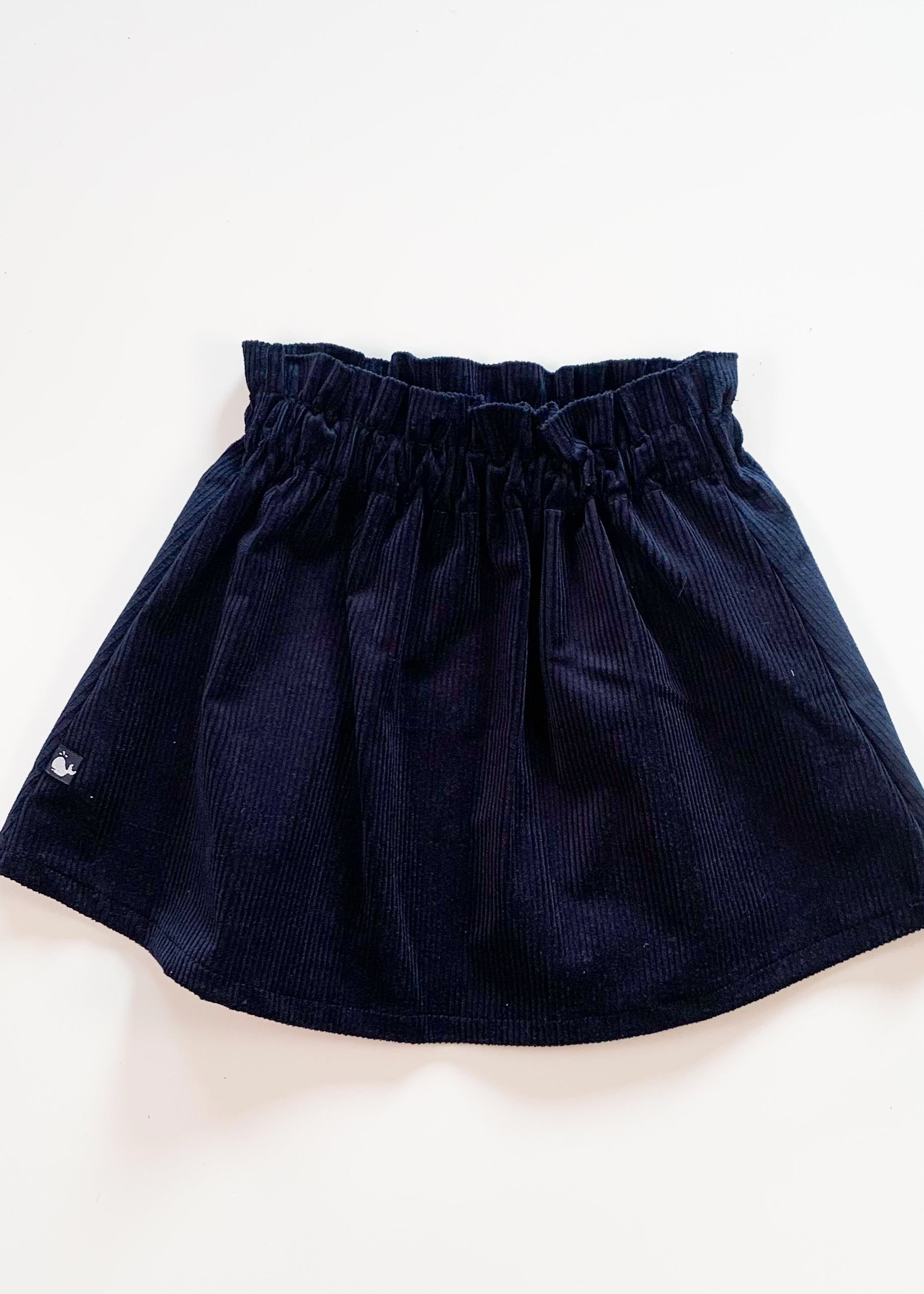 Cordrock für Mädchen aus Bio Baumwolle in Dunkelblau - fair genäht von internaht in Dresden