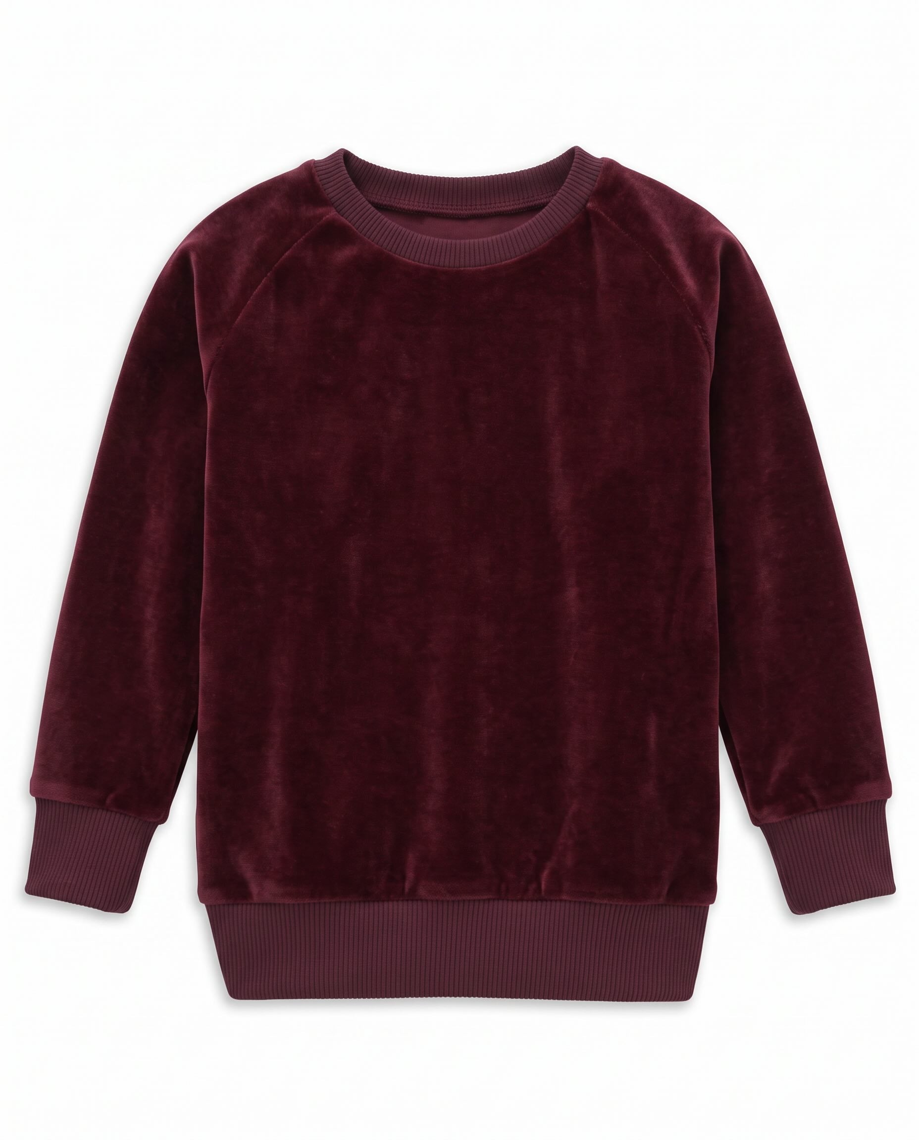Damen Nicki Pullover (Bordeaux) - 100% Bio-Baumwolle