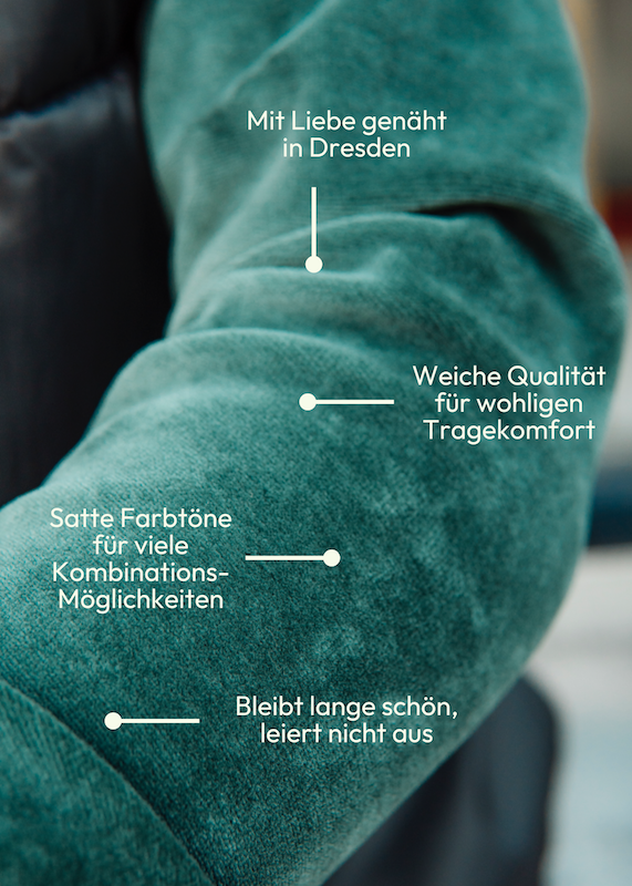 Nicki Pullover für Damen aus 100% Bio Baumwolle von internaht - Vorteile auf einen Blick