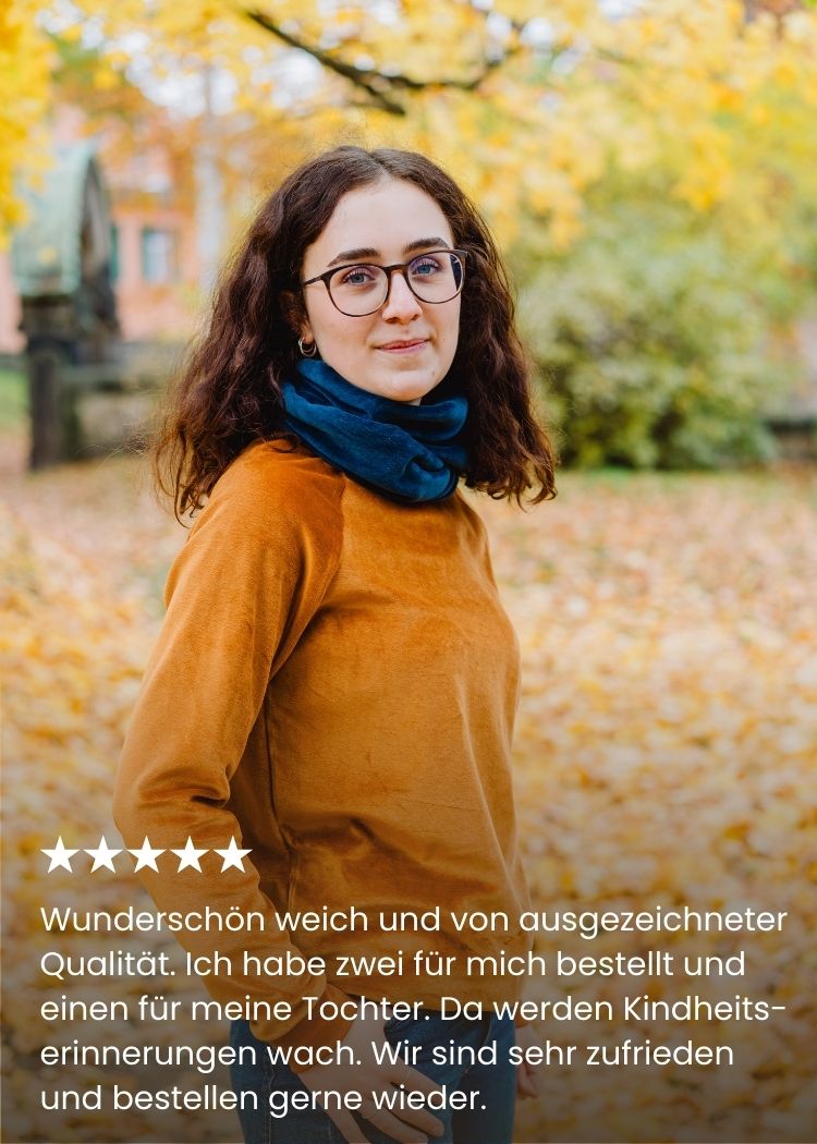 Damen Nicki Pullover aus 100 % Bio-Baumwolle – Manufakturqualität  Feedback zum Nicki Pullover aus 100% Biobaumwolle von internaht