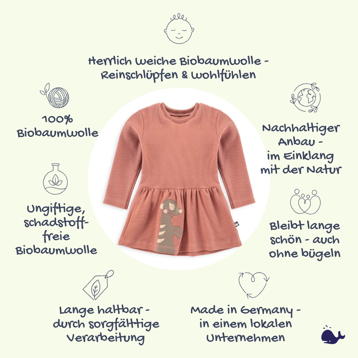 Das macht unser Sweatkleid mit Erdmännchen so besonders