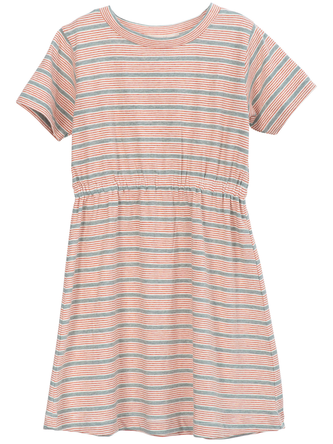 Zart gestreiftes Jerseykleid für Mädchen von Serendipity aus 100% Biobaumwolle