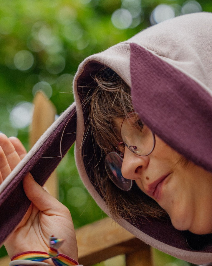 Kinder Pullover mit Hasenohren aus 100% Bio Baumwolle mit Liebe genäht von internaht in Dresden