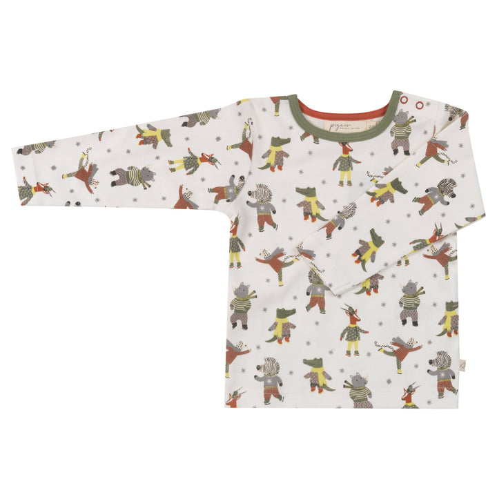 Langarmshirt für Kinder - Safari Skaters aus 100% Bio Baumwolle von pigeon