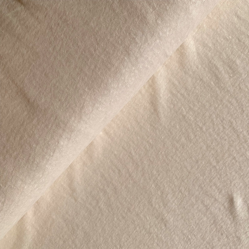 Leinen Jersey Strick aus 100% Leinen in Creamy White