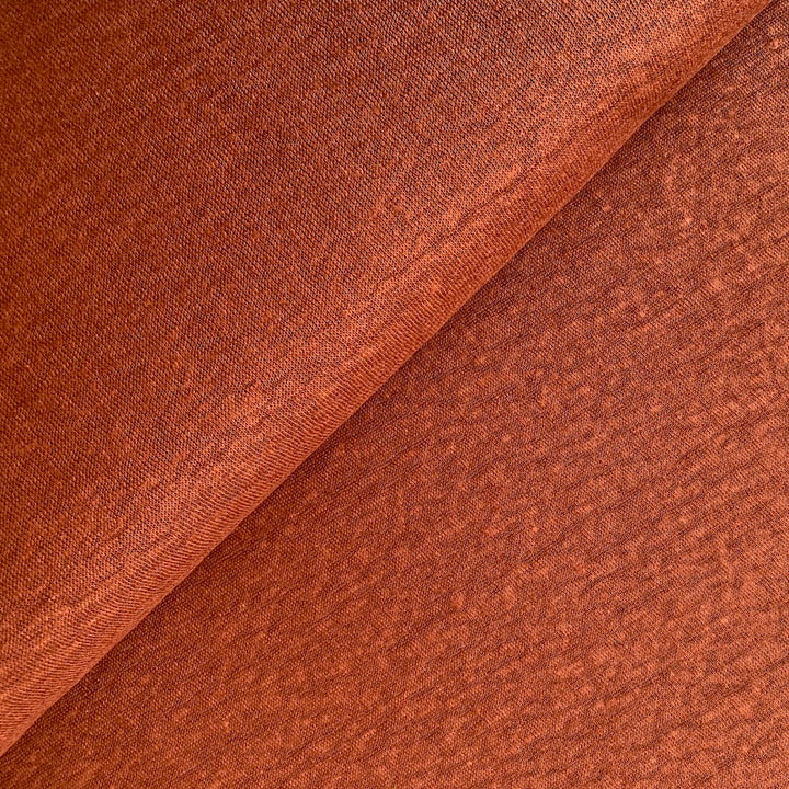 Leinen Jersey Strick aus 100% Leinen in Sienna