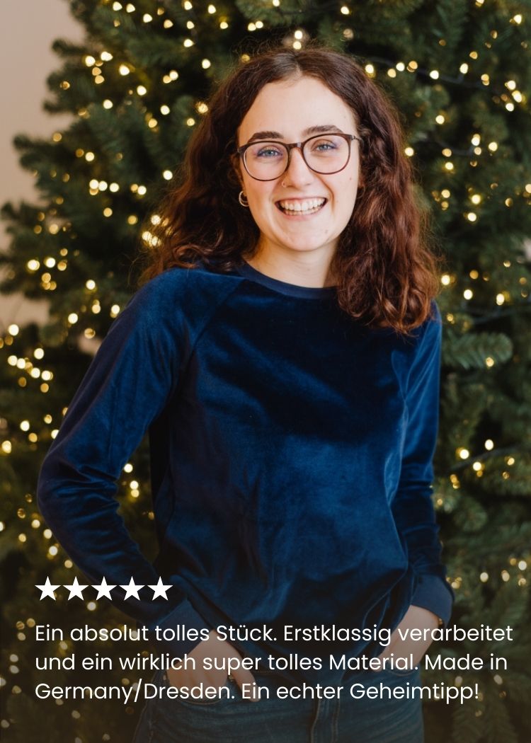 Damen Nicki Pullover aus 100 % Bio-Baumwolle – Manufakturqualität  Kundenstimme zum Nicki Pullover aus 100% Biobaumwolle von internaht