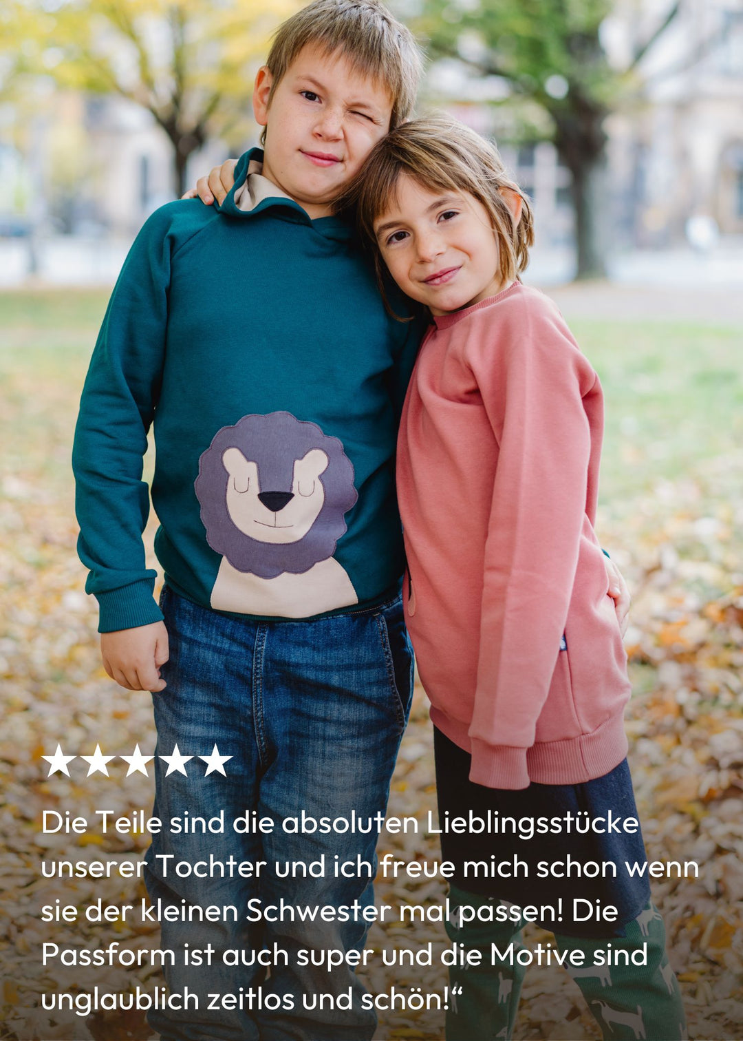 Positive Kundenbewertung zum Kinder Pullover mit Pferd von internaht
