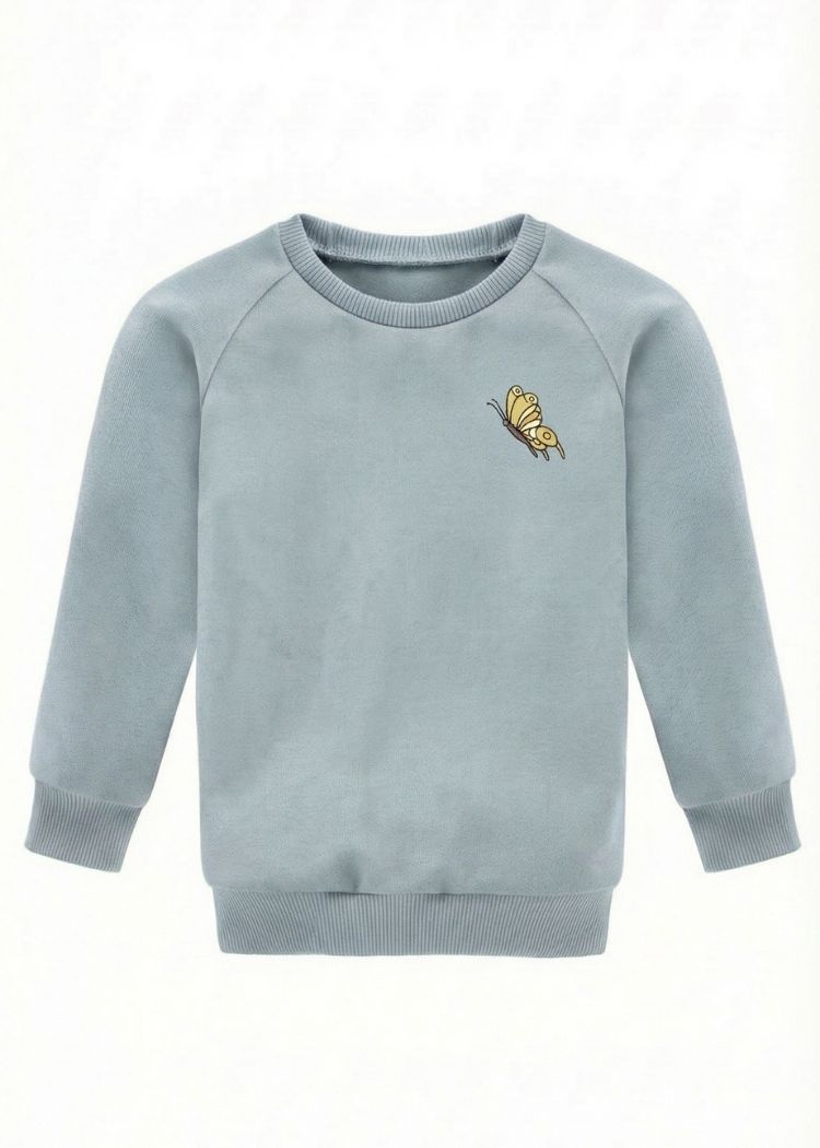 Damenpullover Hellblau 100 % Baumwolle ohne Polyester, Raglan Schnitt aus hochwertiger Bio-Baumwolle