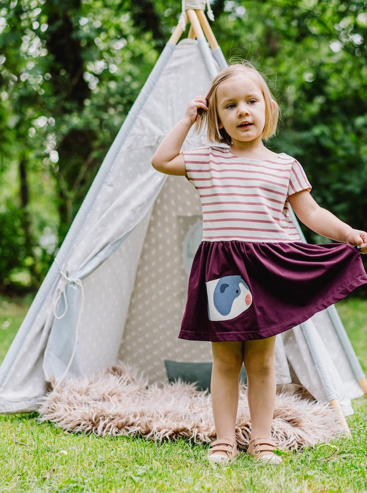 Meerschweinchen Kleid für Kinder aus Biobaumwolle von internaht