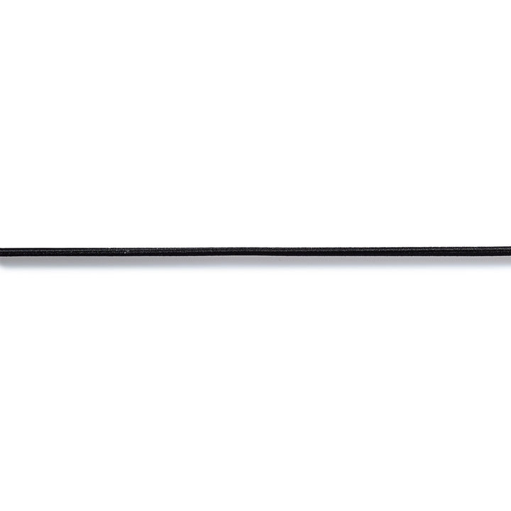 Elastik-Kordel in schwarz 2,5mm Durchmesser und 3m lang jetzt online kaufen
