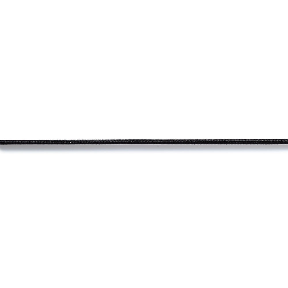 Elastik-Kordel in schwarz 2,5mm Durchmesser und 3m lang jetzt online kaufen