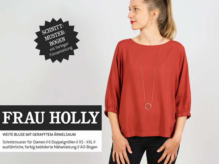 Schnittmuster Damen - Bluse FrauHoly von Schnittreif kaufen