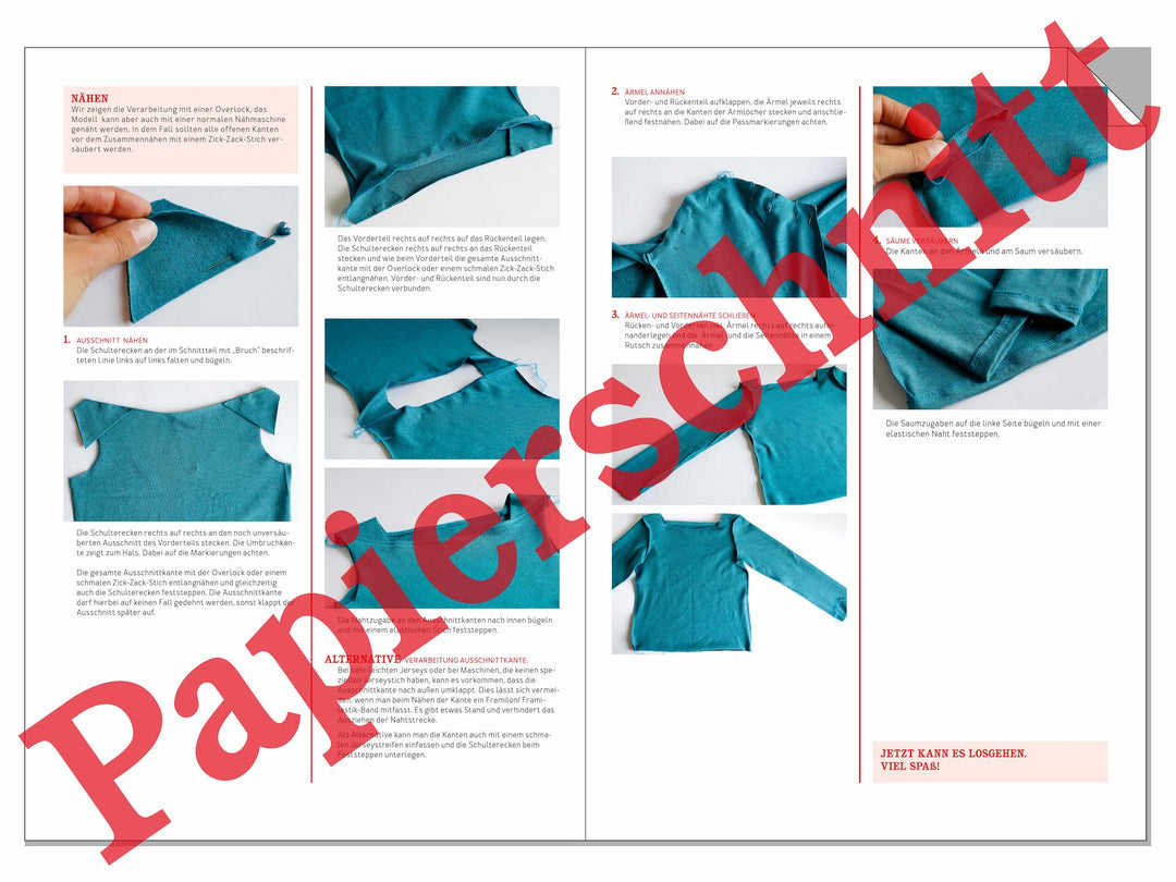 Schnittmuster Damen - Shirt FrauMarlene von Schnittreif kaufen