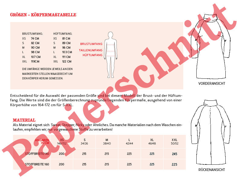 Schnittmuster Damen - Kleid FrauPolly von Schnittreif kaufen