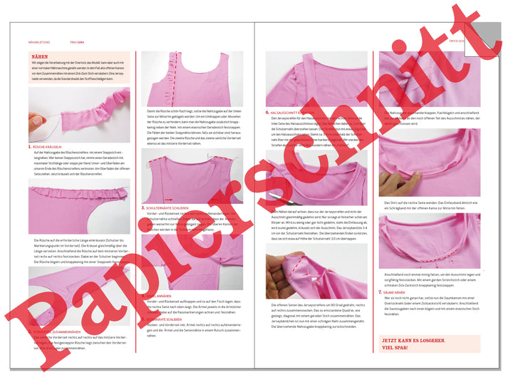 Schnittmuster Damen - Shirt FrauSara von Schnittreif kaufen