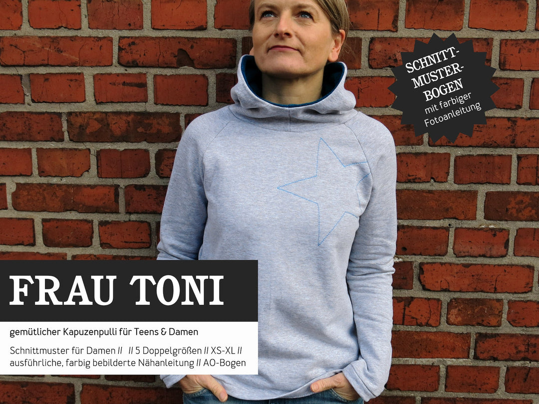Schnittmuster Damen - Sweater FrauToni von Schnittreif kaufen