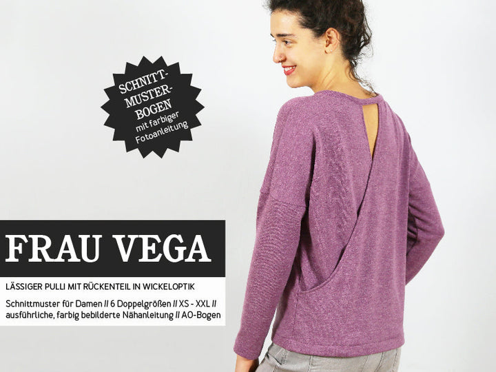 Schnittmuster Damen - Pulli FrauVega von Schnittreif kaufen