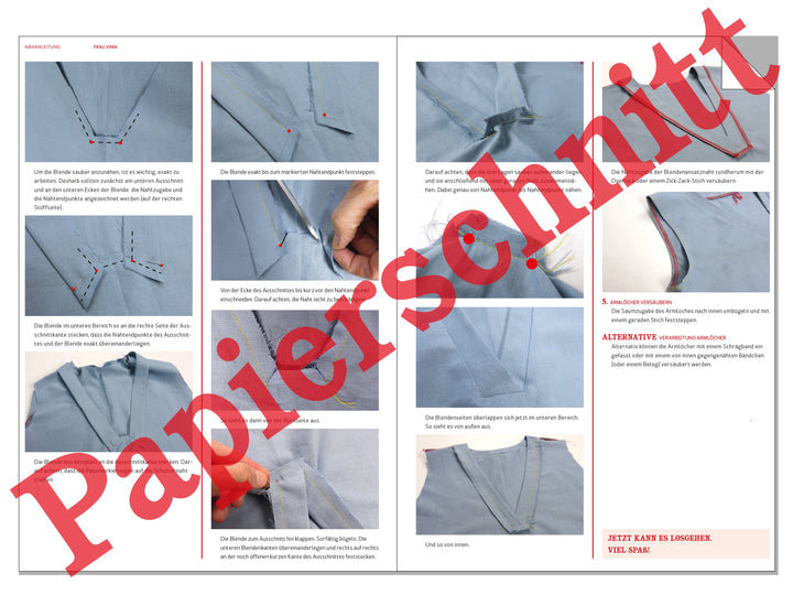 Schnittmuster Damen - Bluse FrauVinni von Schnittreif kaufen 