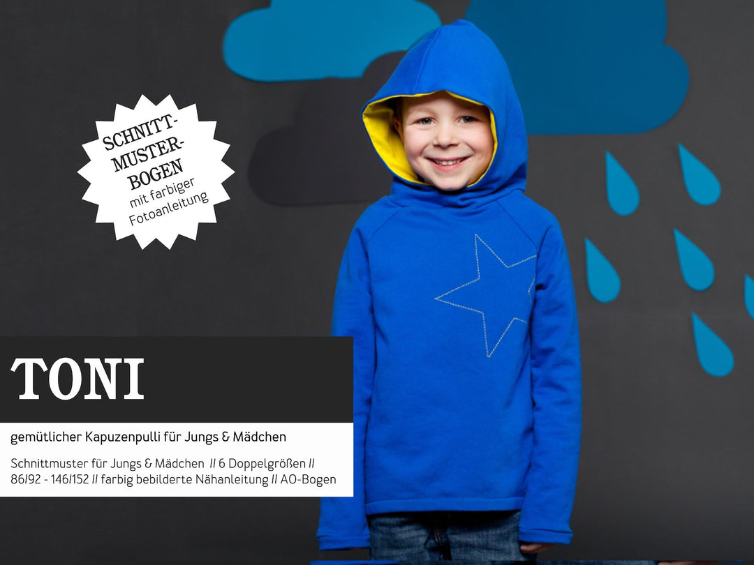 Schnittmuster Kinder - Sweater Toni von Schnittreif kaufen