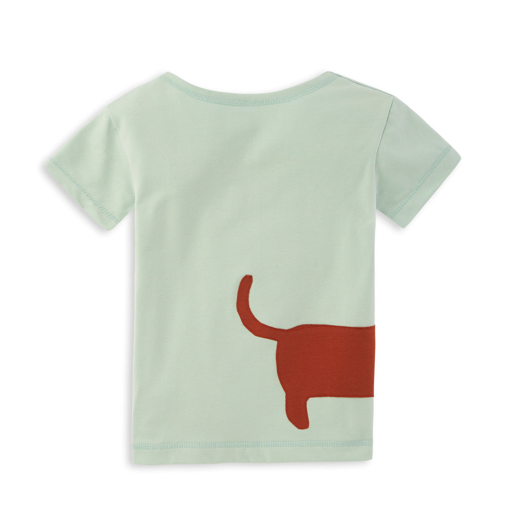 Dackel T-Shirt für Babys aus Bio Baumwolle von internaht