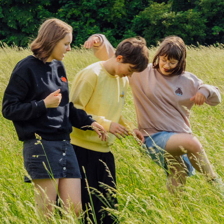 Pullover für Teenager Mädchen aus 100% Bio Baumwolle von internaht