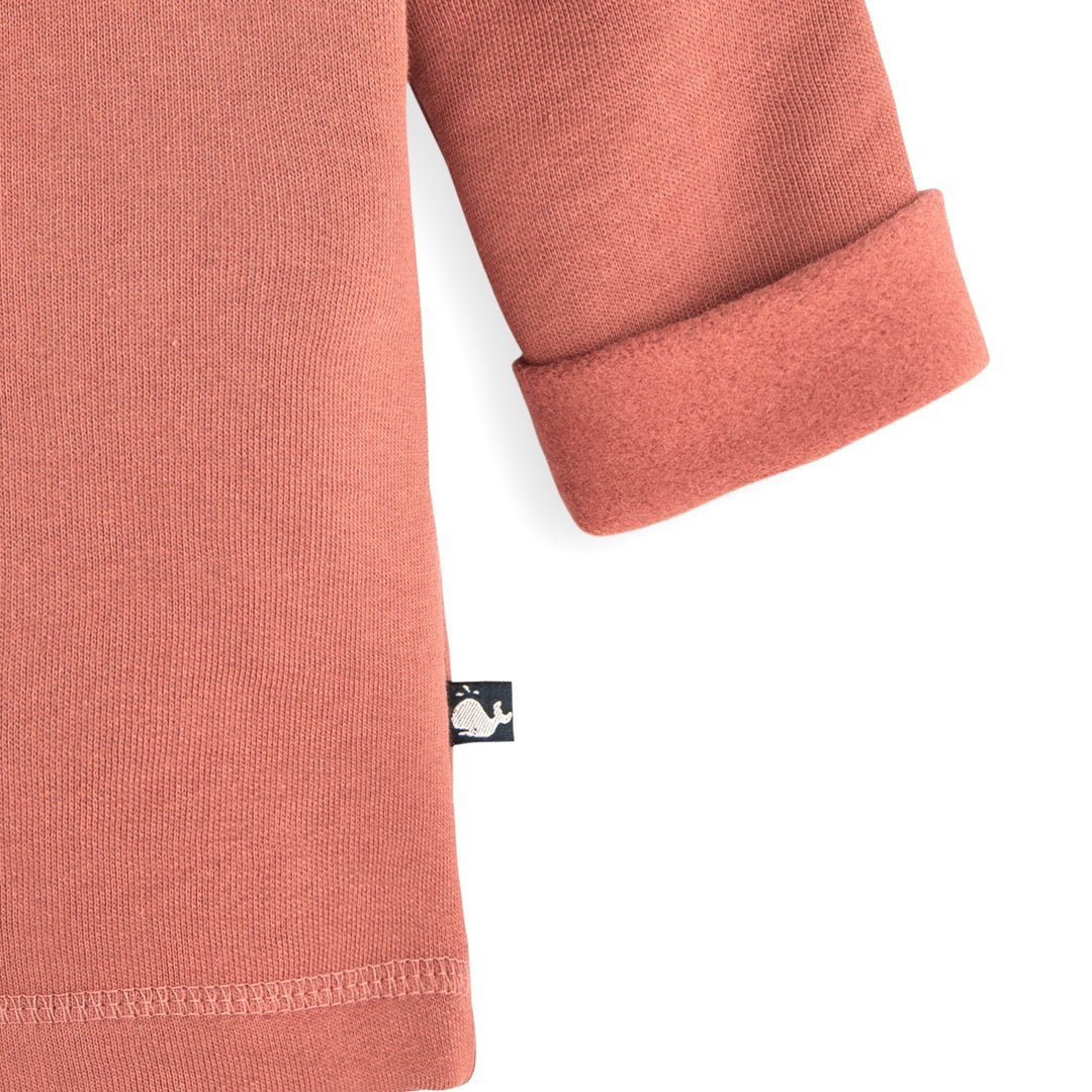 Baby Sweatshirt mit Erdmännchen-Applikation aus 100% bio Baumwolle von internaht