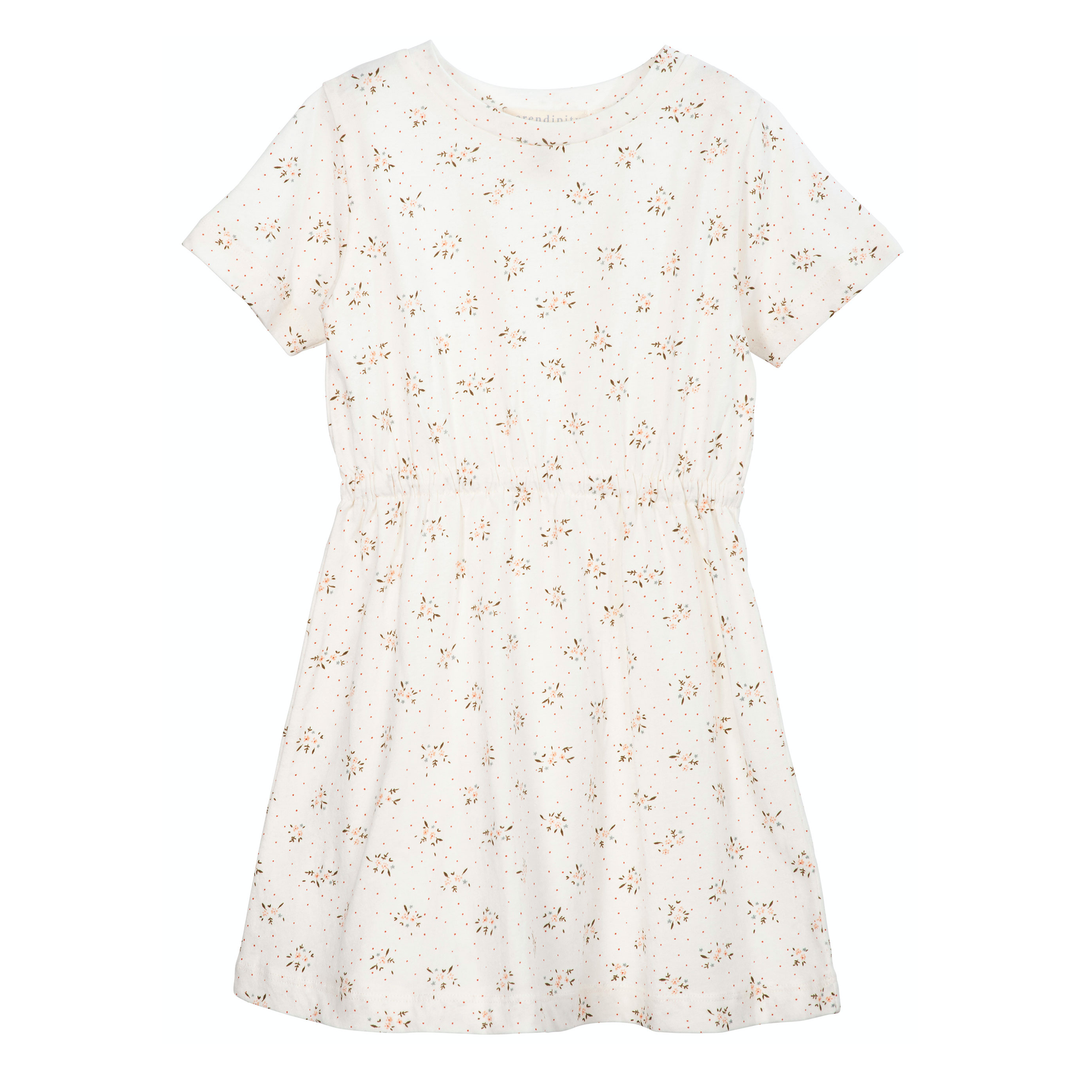 Fein geblümtes Jerseykleid für Mädchen Mini Bloom von Serendipity aus 100% Biobaumwolle