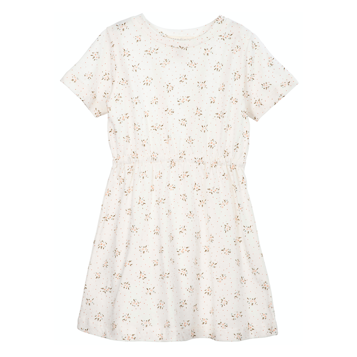 Fein geblümtes Jerseykleid für Mädchen Mini Bloom von Serendipity aus 100% Biobaumwolle