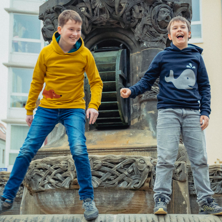 Kinder Hoodie mit Wal