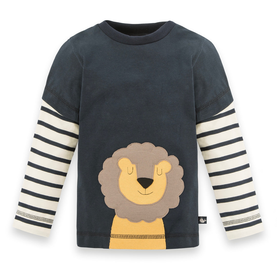 Löwen-Shirt für Kinder aus Bio Baumwolle von internaht