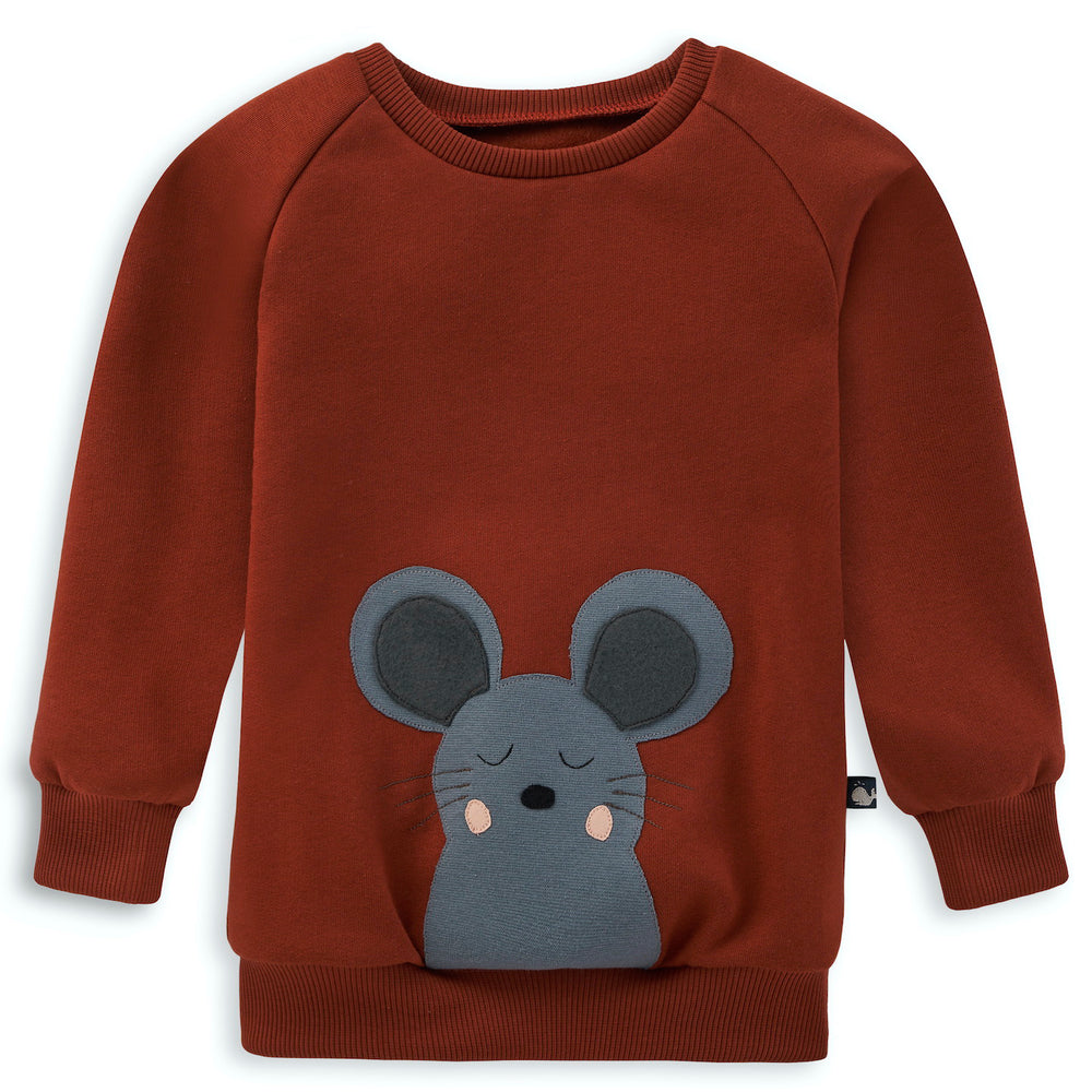 Mäuse-Sweater für Kinder Henna aus 100% Biobaumwolle von internaht