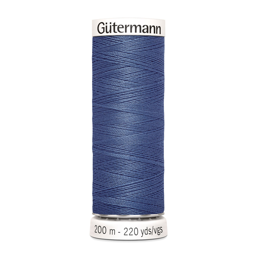 Nähgarn Gütermann - Blau - Fernblau - Allesnäher Polyester-Nähgarn auf 200m Spule online kaufen